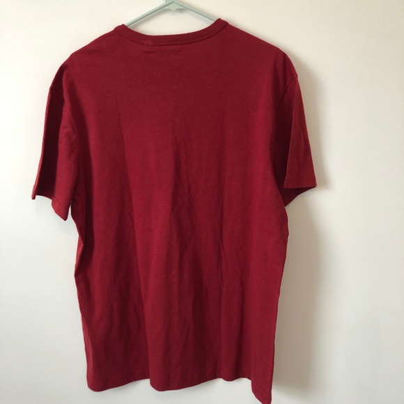 Guess Denim V- Neck Graphic Tee Shirt - Picture 4 of 5